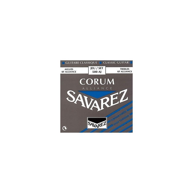 Juego Cuerdas Savarez 500-AJ Corum Alliance Azul Fuerte